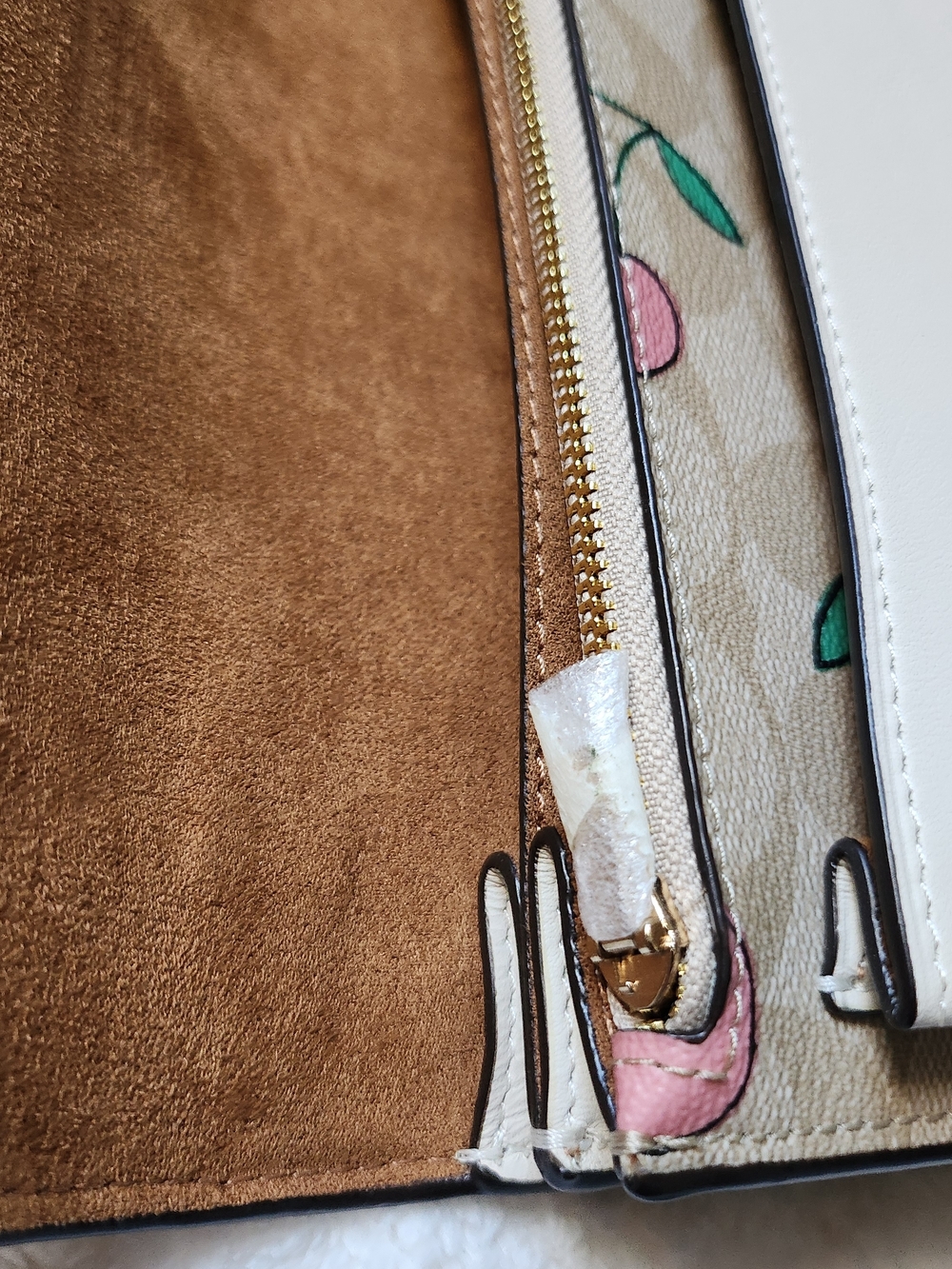 COACH Cherry Signature Crossbody Bag Cute Rare🍒 - Picture 8 of 14